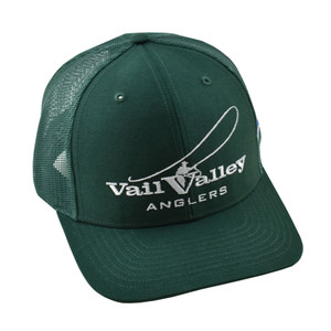 VVA Logo Embroidered Trucker Hat in Dark Green